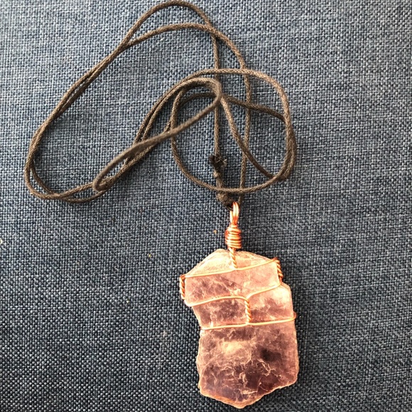 lepidolite necklace - Picture 1 of 1